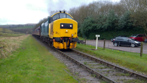 Class 37 Deltic at Irwell Vale