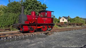 Captain Baxter at Tywyn during the Talyllyn 150 Celebrations