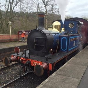 No. 323 Bluebell on the Churnet Valley Railway 