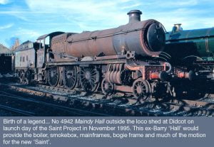 4942 "Maindy Hall" at Didcot in 1995 Credit The Saint Product website