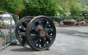 "General Steam Navigation"'s flawed wheelset at SDR Engineering // Credit: GSNLRS FB Page
