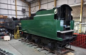 34028 Eddystone's Tender with new Tank // Credit Southern Locomotives Ltd