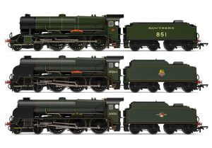 Hornby's 2018 Range of SR Lord Nelson Class Locomotives // Credit Hornby