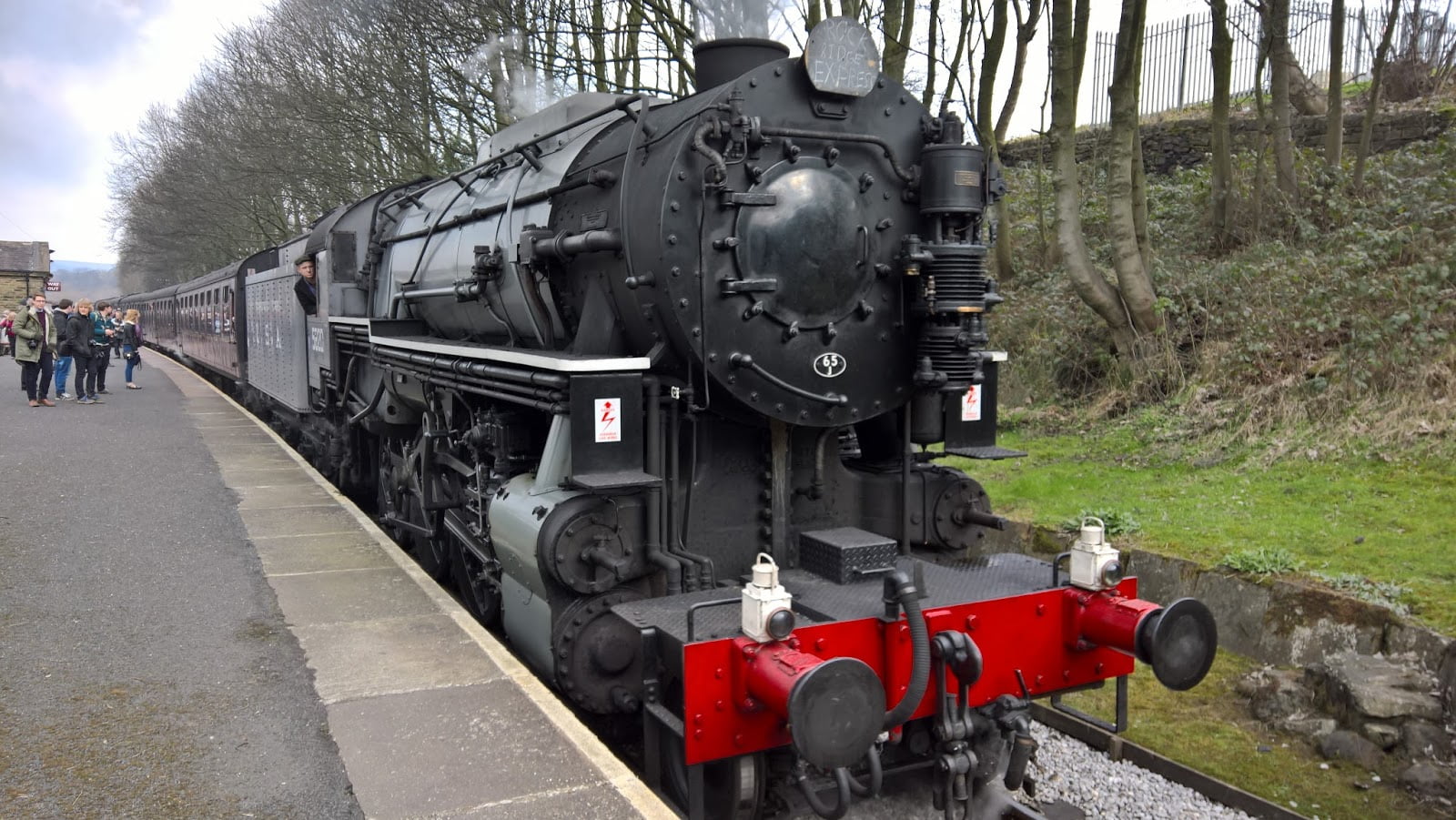 Big Jim at Ingrow West on the Keighley & Worth Valley Railway