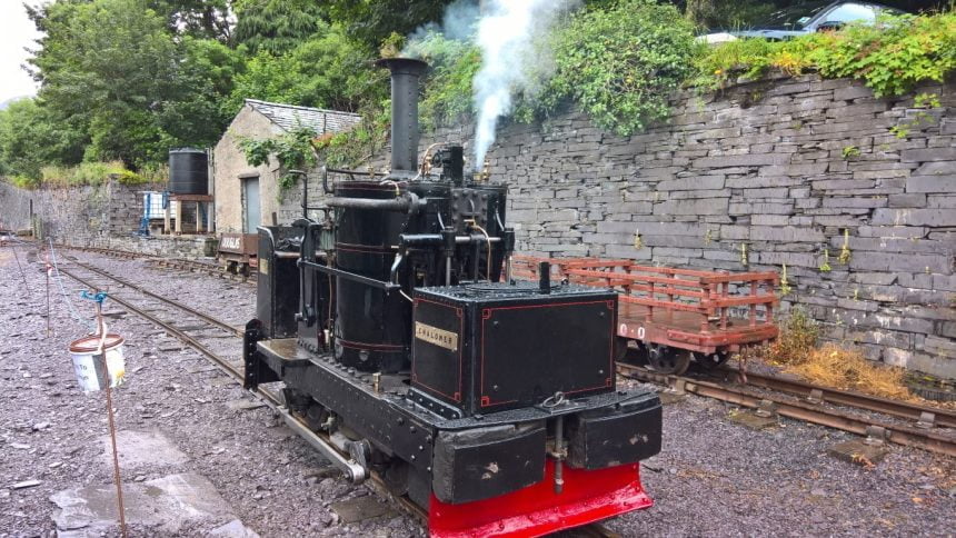 Chaloner at the Penrhyn Quarry Railway