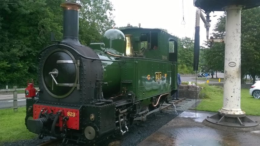 No. 2 Countess at Welshpool on the Welshpool and Llanfair railway