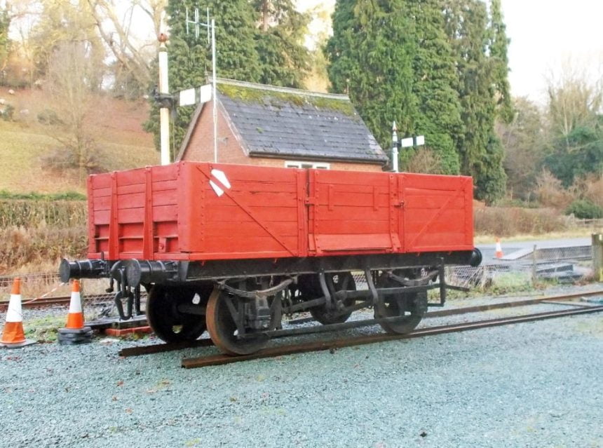 The Standard Gauge Goods Wagon that the Welshpool and Llanfair Railway has obtained