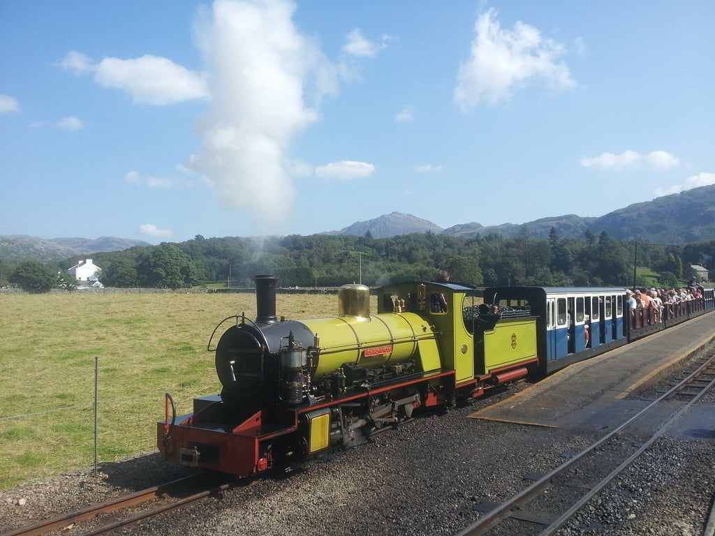Northern Rock on the Ravenglass & Eskdale Railway - Mince Pie Specials