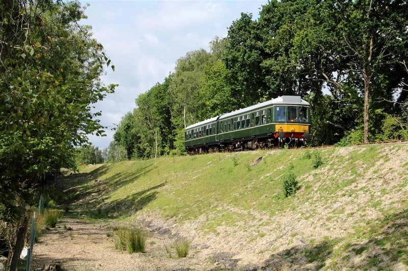 A DMU on the Swanage Railway
