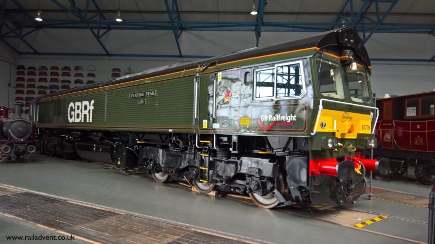 66779 Evening Star at the National Railway Museum in York
