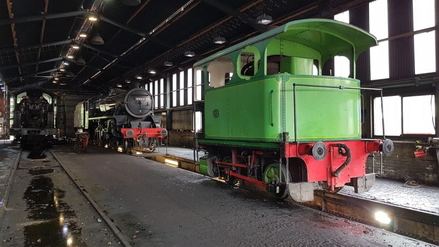 Lucie in Grosmont Sheds // Credit: North Yorkshire Moors Railway