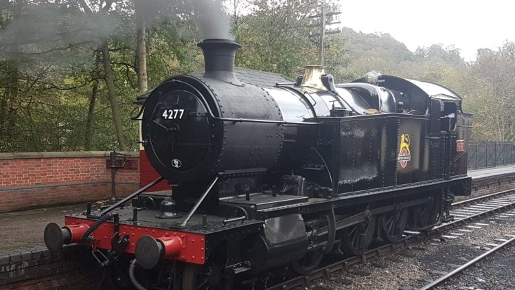4277 at Froghall Station