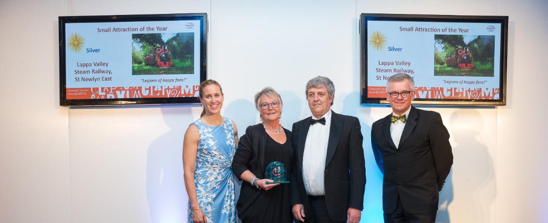 Lappa Valley Railway have won silver in the Cornwall Tourist Awards
