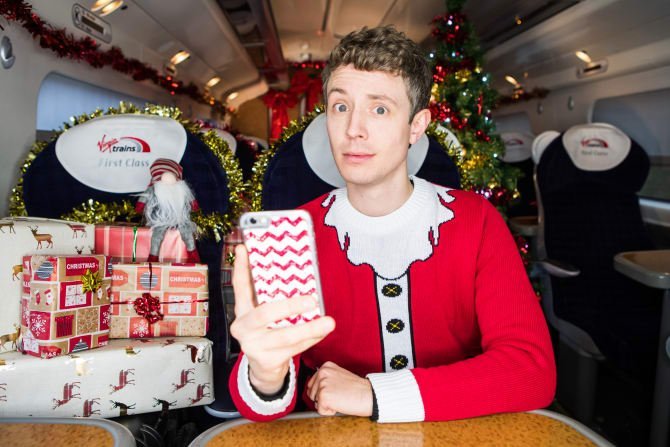 Matt Edmondson teams up with Virgin Trains to get people into the Christmas spirit