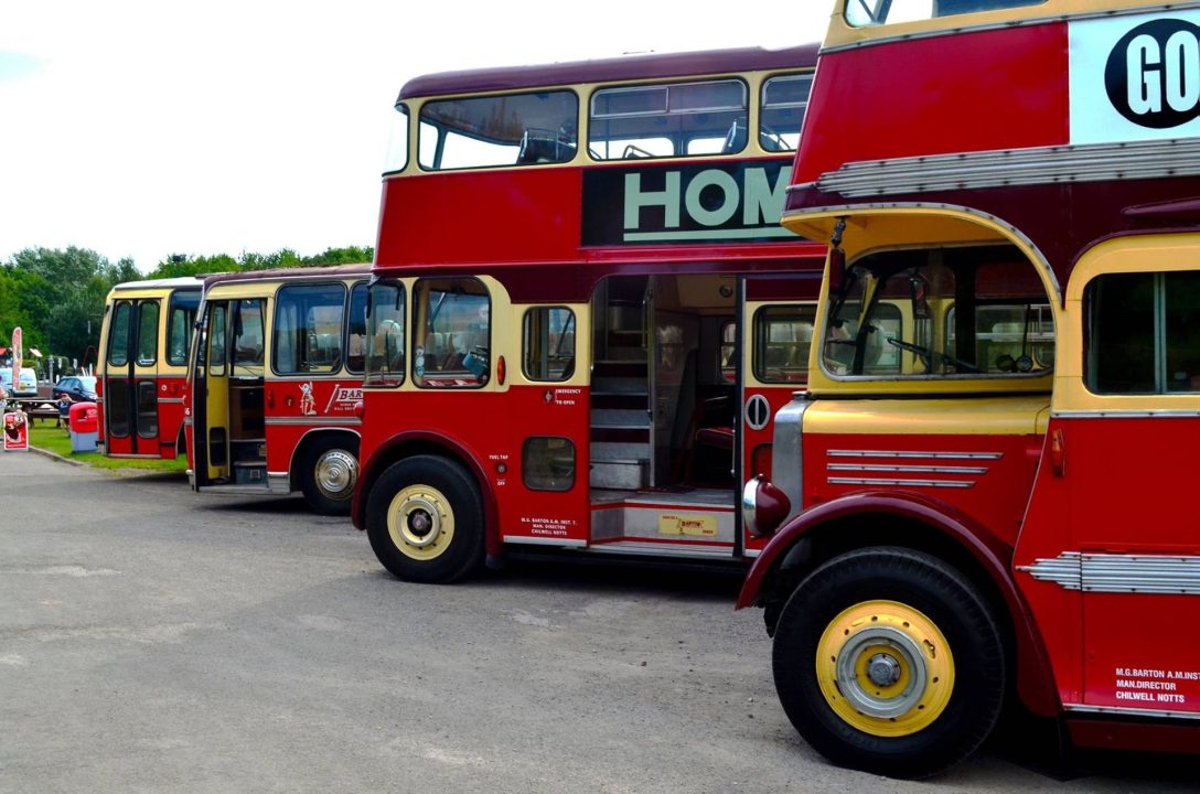 Vintage Buses at Ruddington Credit GCRN FB Page
