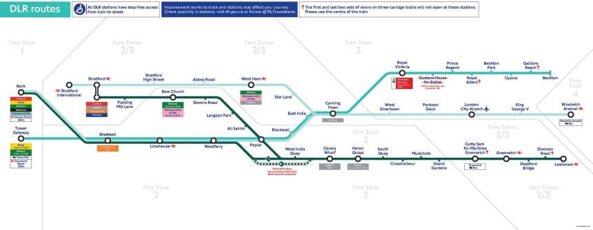 DLR Line Map