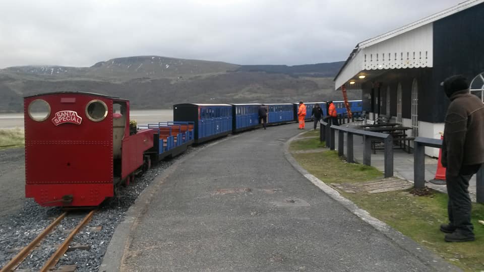 Fairbourne Railway barmouth ferry station track realignment