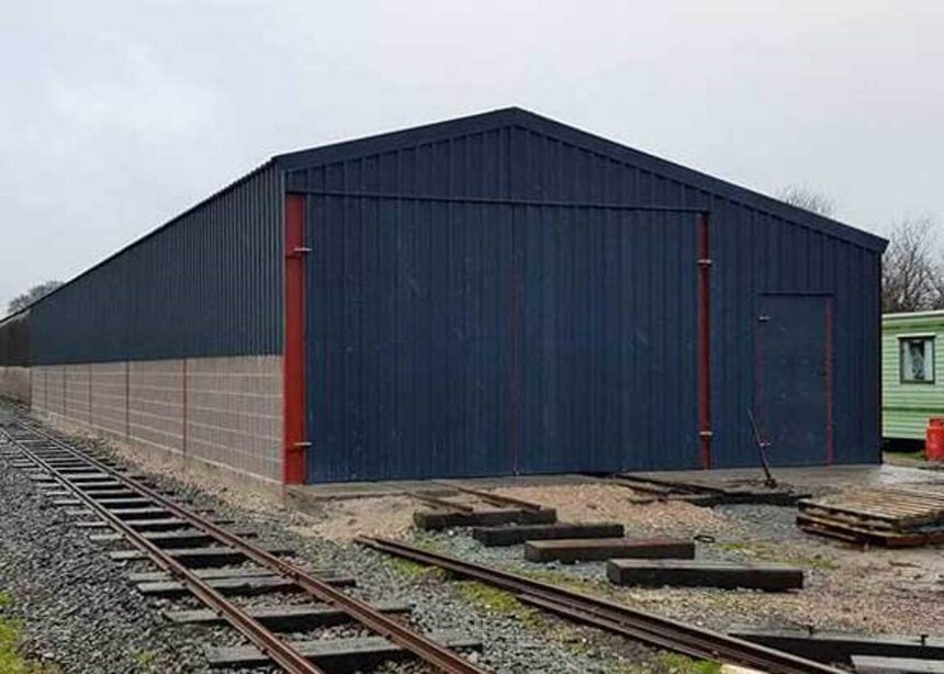 Bala Lake Railway and their new carriage shed