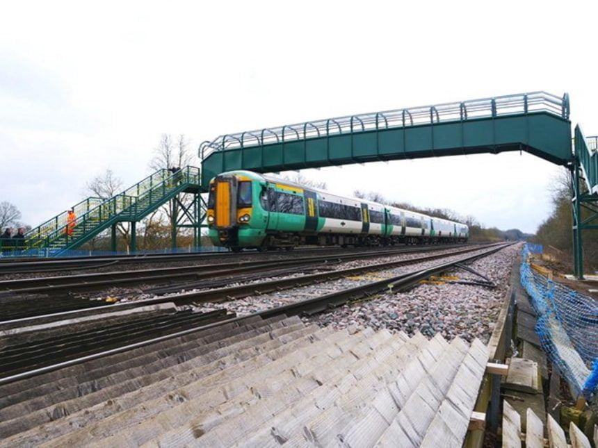 Network Rail has closed britains busiest foot railway crossing
