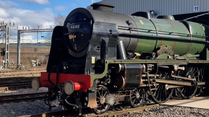 46100 "Royal Scot" on Test steam Trains // Credit Alexander Penfold