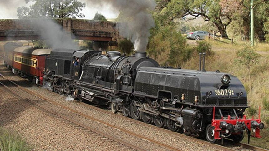 Steam locomotive No. 6029 set for Steamfest visit in Australia