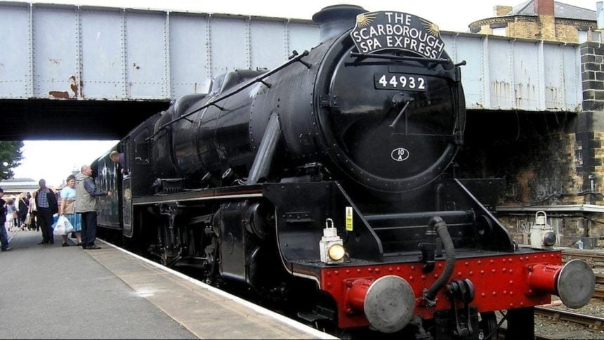 44932 Hauling "The Scarborough Spa Express" // Credit British Transport Pensioners’ Federation website