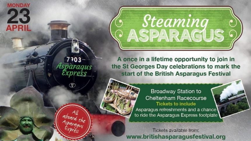 "The Asparagus Express" Credit Gloucestershire Warwickshire Steam Railway