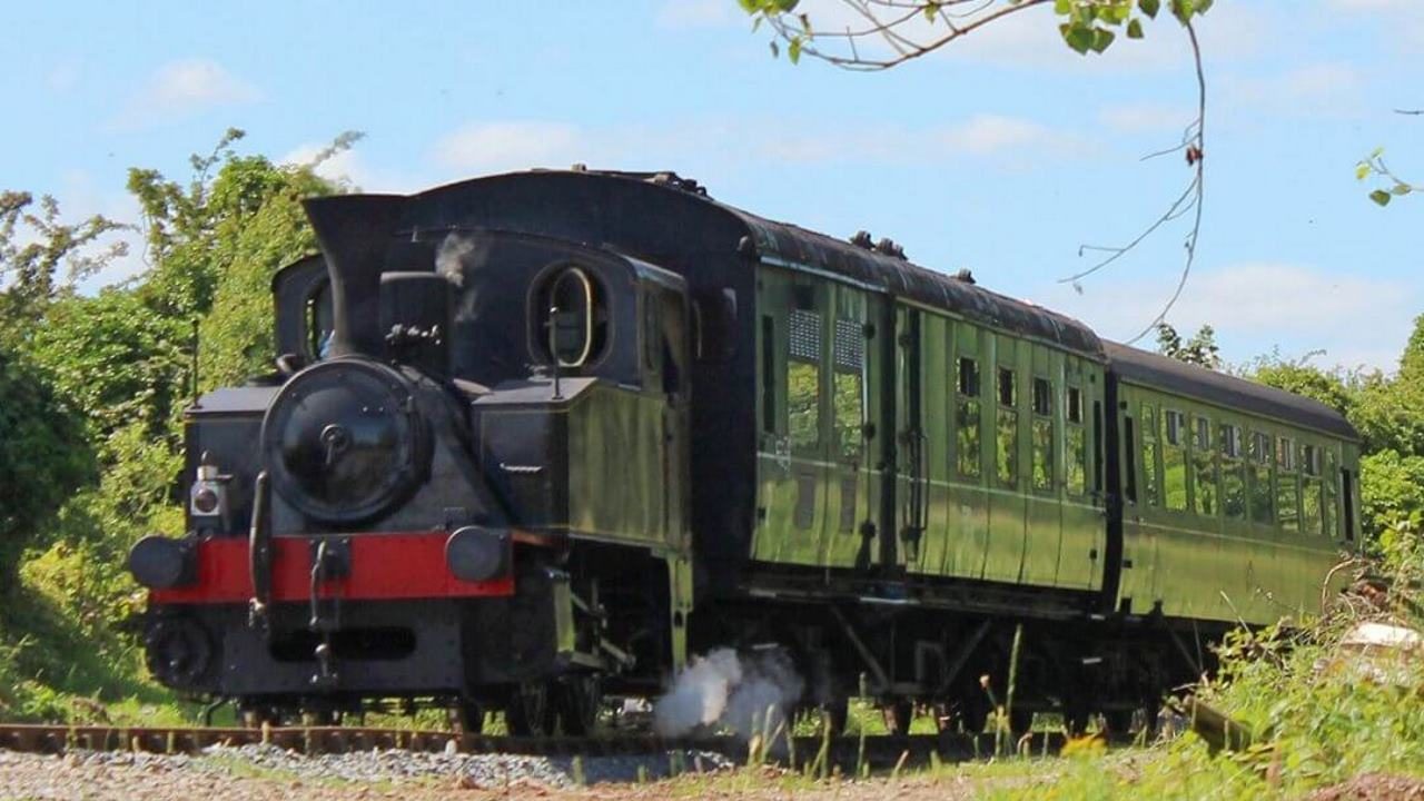 Steam locomotive No. 1 at the Downpatrick & County Down Railway