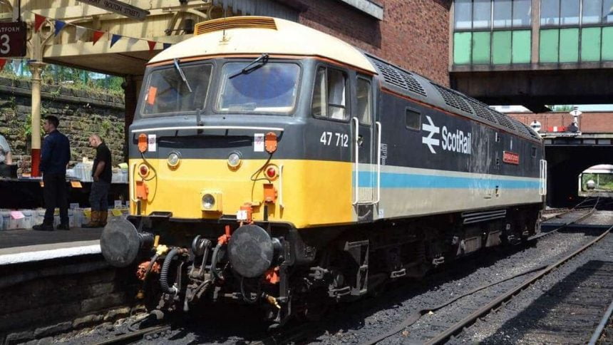 Class 47 47712 Lady Diana Spencer to attend the Severn Valley Railway Spring Diesel Gala
