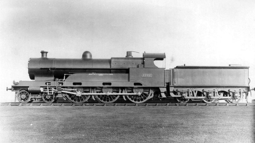 No.2222 "Sir Gilbert Claughton" in as Built Condition // Credit Unknown