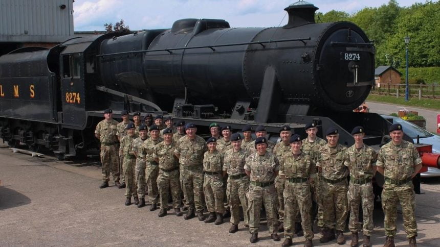 Army visit the Great Central Railway - Nottingham
