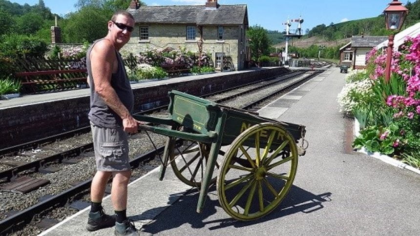 Network Rail workers help out at North Yorkshire Moors Railway