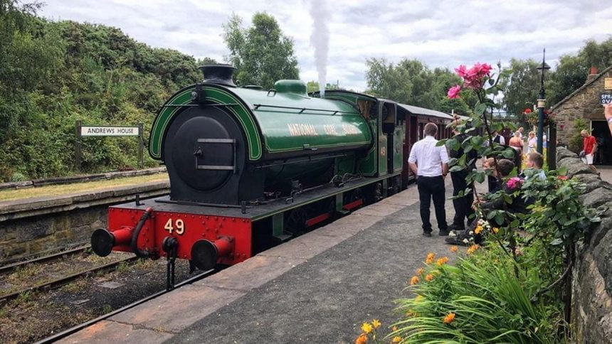 Tanfield Railway No.49 returns to steam