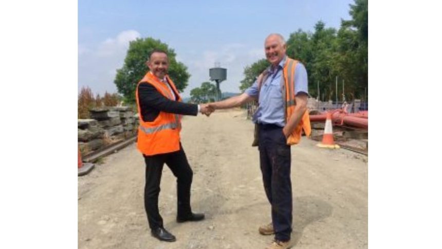 Network Rail boss visits the Llangollen Railway