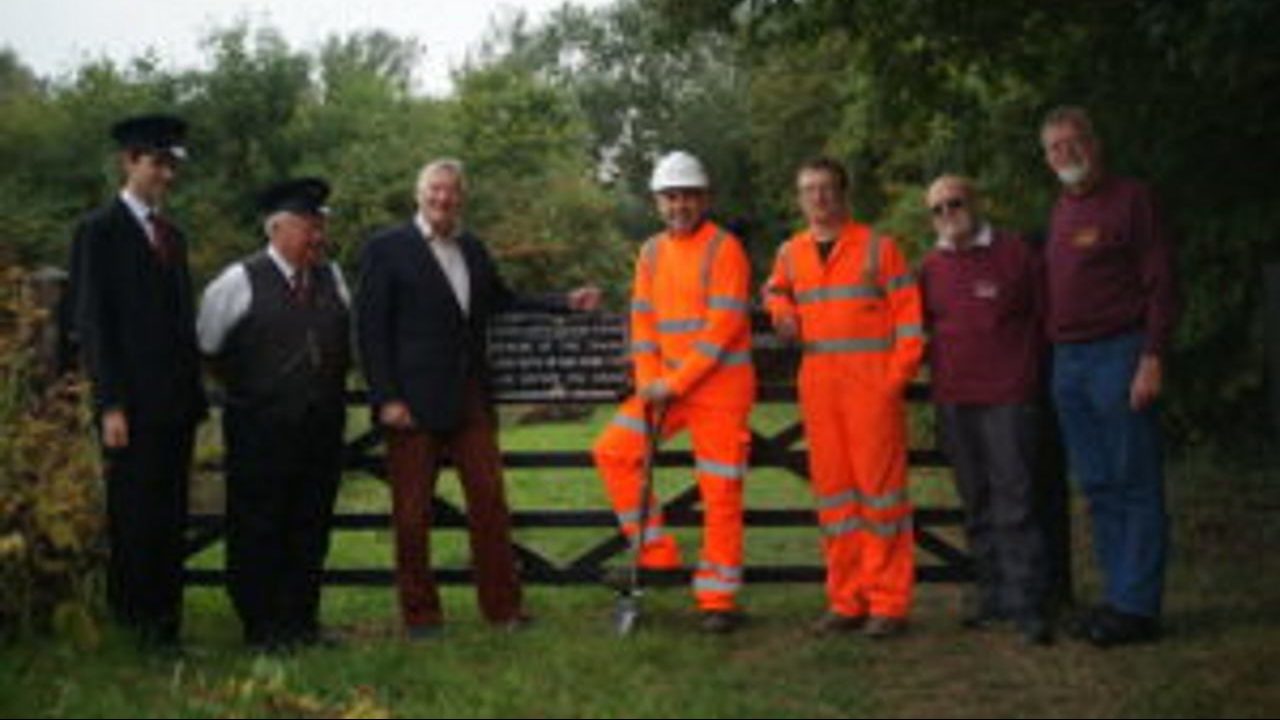 First turf moved on extension of Mid Suffolk Light Railway