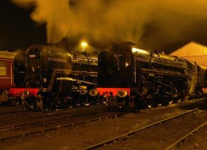 70013 Oliver Cromwell and 71000 Duke of Gloucester