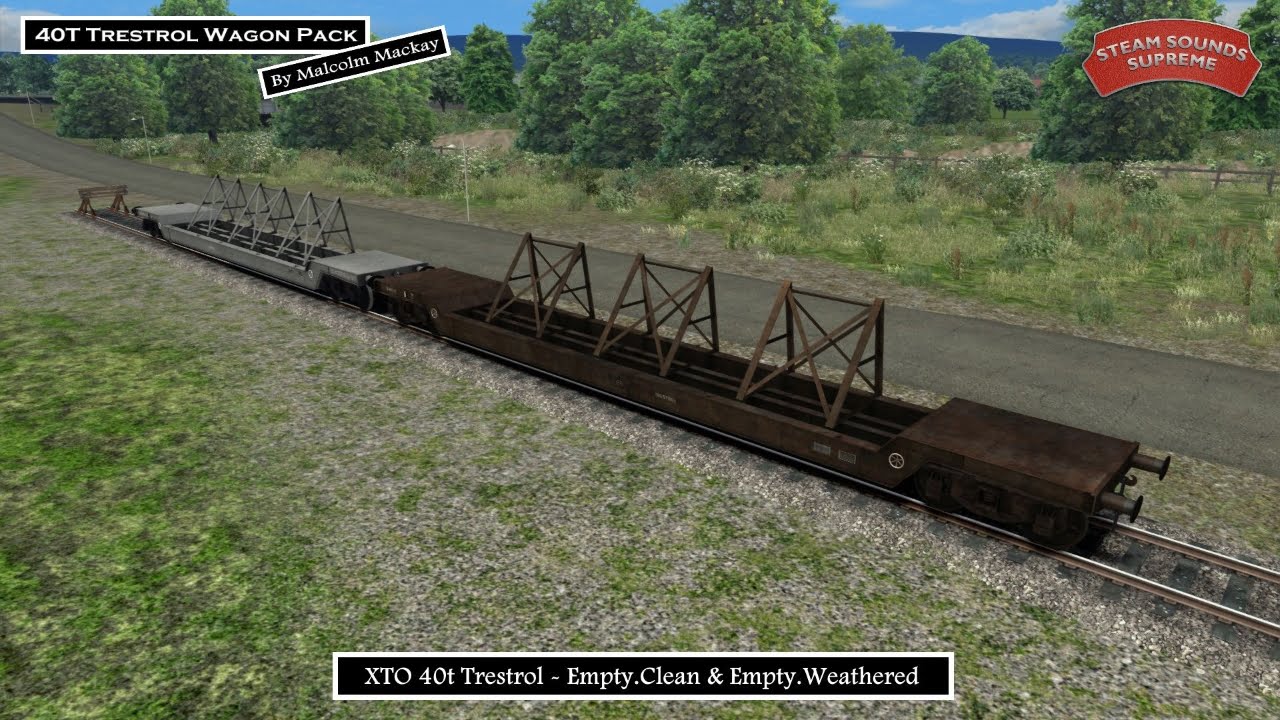 40t Trestrol Wagons from Steam Sounds Supreme for Train Simulator