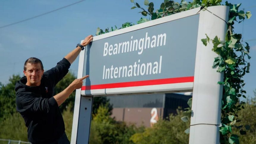 Bear Grylls unveils new name for Birmingham International