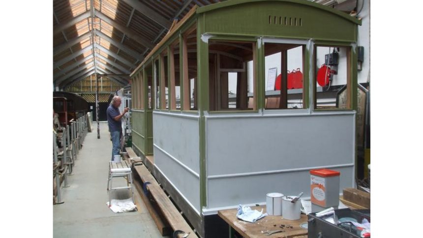 Corris Railway carriage works