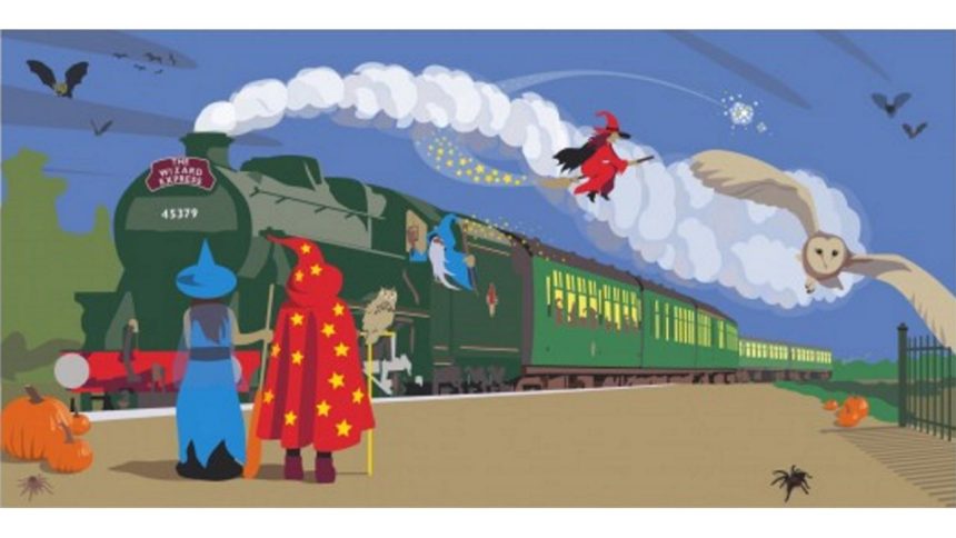 Harry potter steam train rides at the Mid Hants Railway