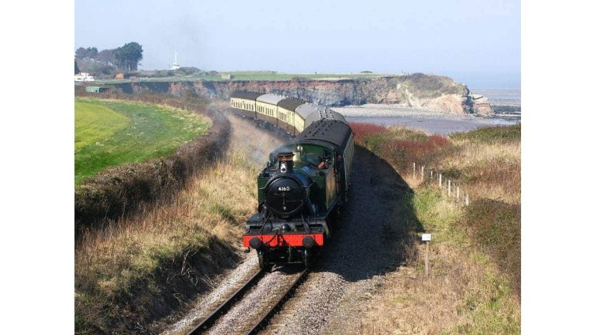 4160 on the West Somerset Railway