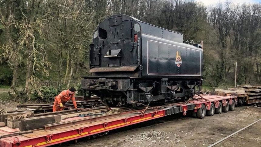 73050's Tender Arriving at the North Yorkshire Moors Railway // Credit Adrain Dennis