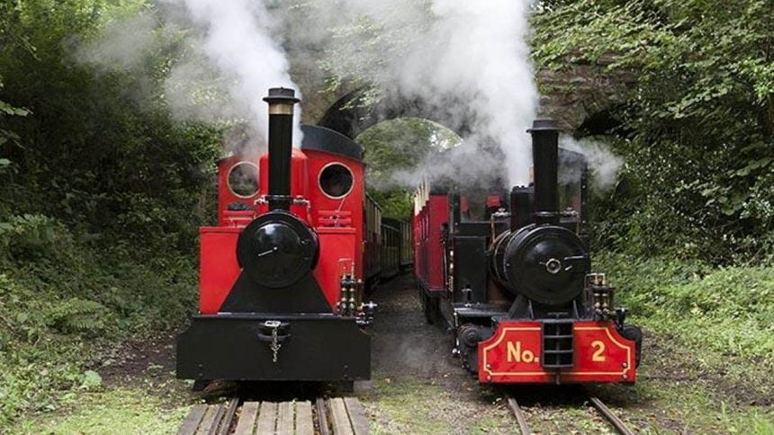 Zebedee and Muffin, two of Lappa Valley's steam locomotives