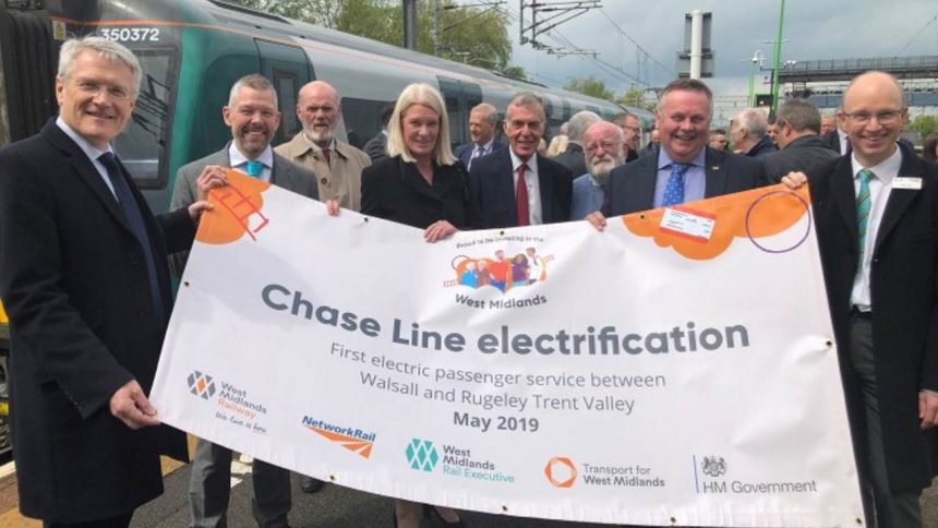 Walsall to Rugeley Trent Valley electric trains