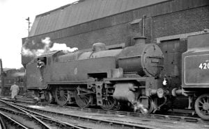 31921 in 1958 at Stewarts Lane Locomotive Depot // Credit Ben Brooksbank