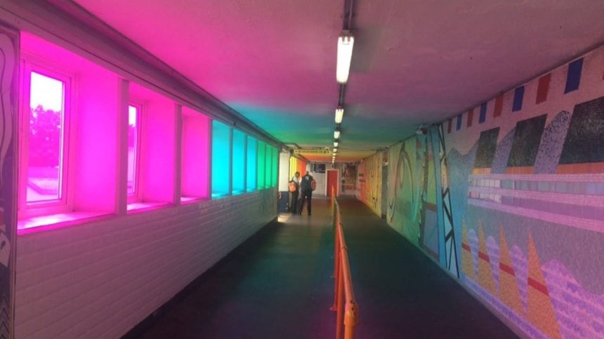 Southampton Central Rainbow Effect