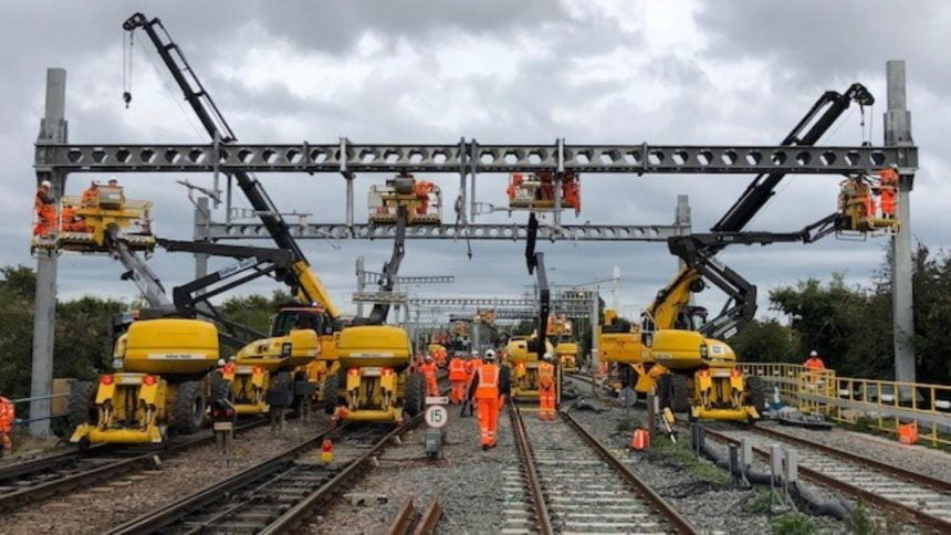 Electricity turned on by Network Rail