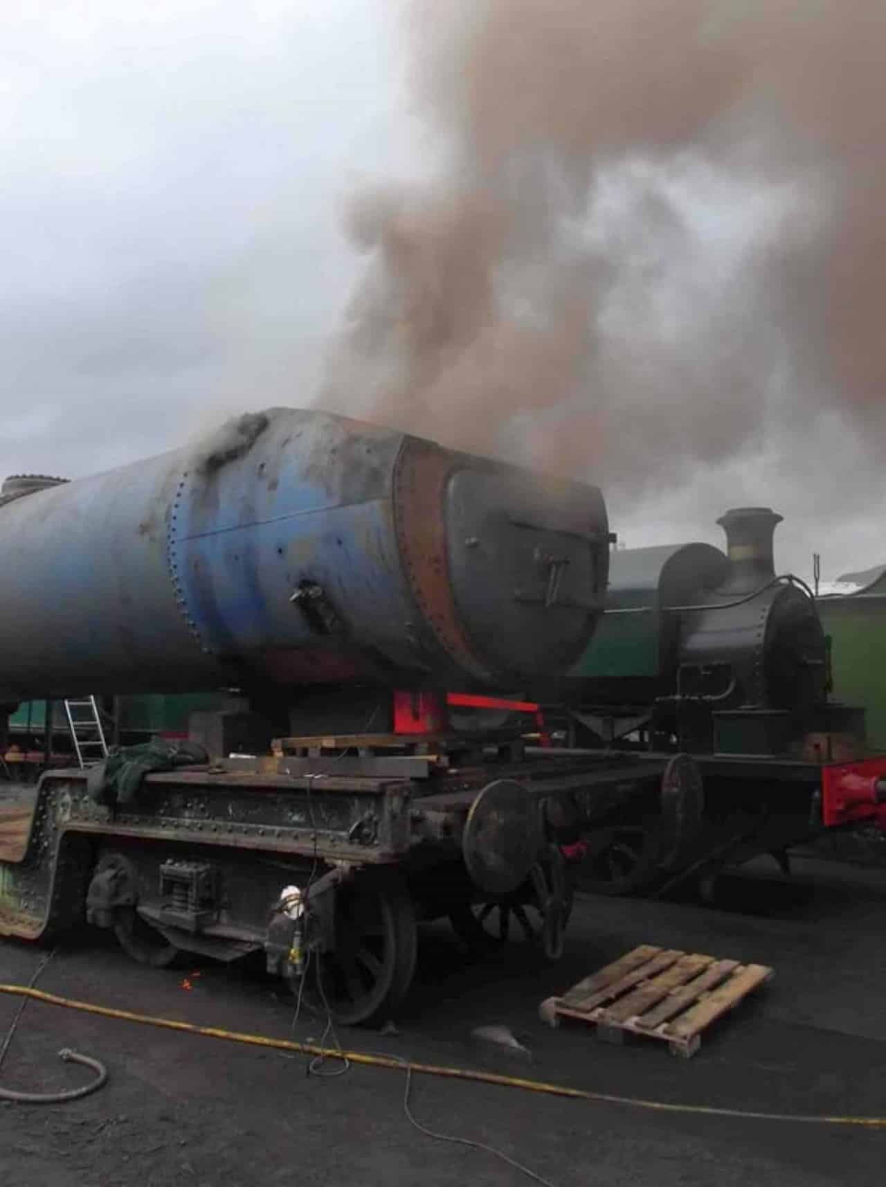60007 Sir Nigel Gresley steam test