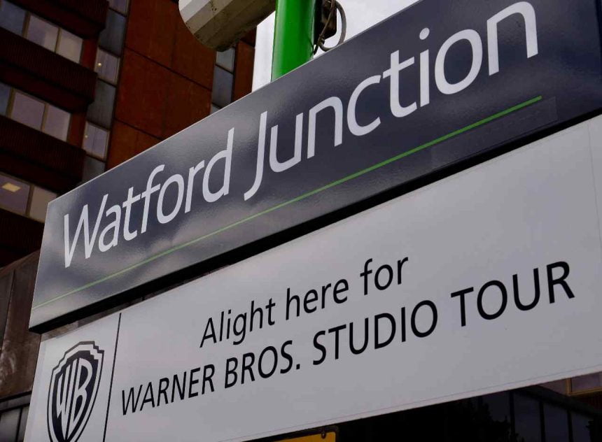 Watford Junction station sign Warner Bros Studio Tour