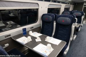 First class in the new Hull Trains 802